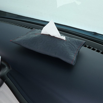 Για BYD Atto 3 Yuan Plus 2022 2023 Αυτοκίνητο Μπράτσο Μπράτσας Αυτοκινήτου Χάρτινη πετσέτα Δερμάτινη τσάντα αποθήκευσης Αξεσουάρ διακόσμησης