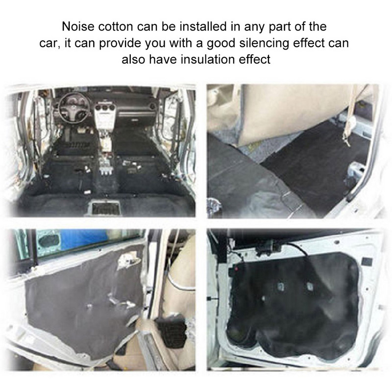 1 rulonas 50x200cm 5/6/10mm automobilių garso izoliacija slopinantis sunkvežimis Triukšmą slopinanti garso izoliacija medvilnė karščio uždarų porų putos