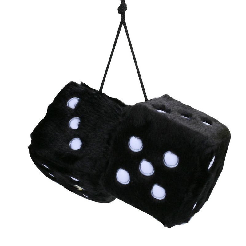 Koža za unutrašnjost automobila Ovjes Privjesak Viseće plišane kockice Šareno ogledalo Ukras automobila Unutrašnjost automobila