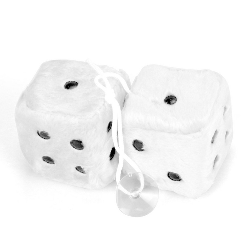 Koža za unutrašnjost automobila Ovjes Privjesak Viseće plišane kockice Šareno ogledalo Ukras automobila Unutrašnjost automobila