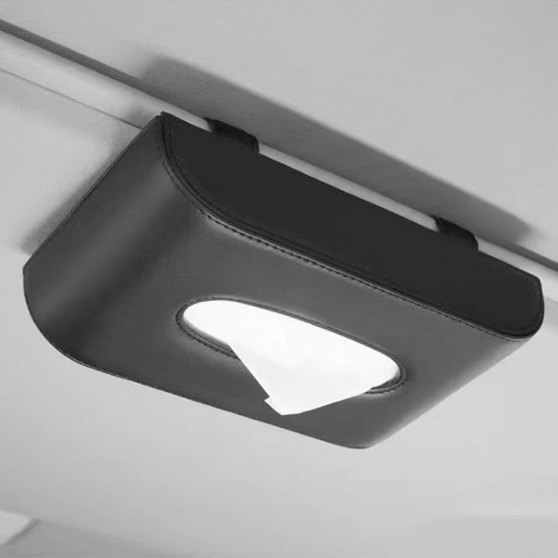 Autókendős doboz Autós kiegészítők Belső napellenző szalvétatartó tárolódísz BMW-hez VW-hez Teslához VW-hez golfszerszámhoz