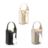 Navlaka za kutiju za maramice od meke PU kože, sklopiva kutija za maramice, držač za salvete za dnevnu sobu, kuhinju, kutije za maramice koje se mogu objesiti