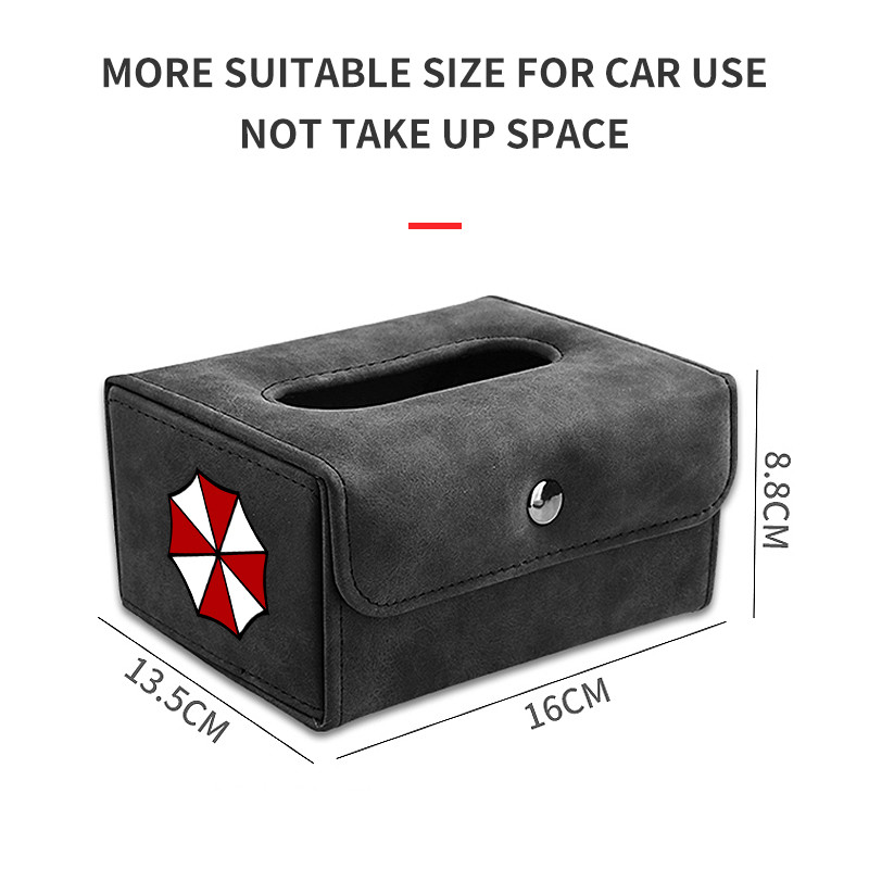 Autós szövetdoboz autós napellenző tartó Auto belső tárolótáska Umbrella Corporation számára