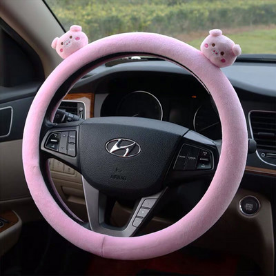 Ženski automobilski retrovizor, ukrasni ukras, plišana mačka, svinja, ljubavni dodaci za automobile