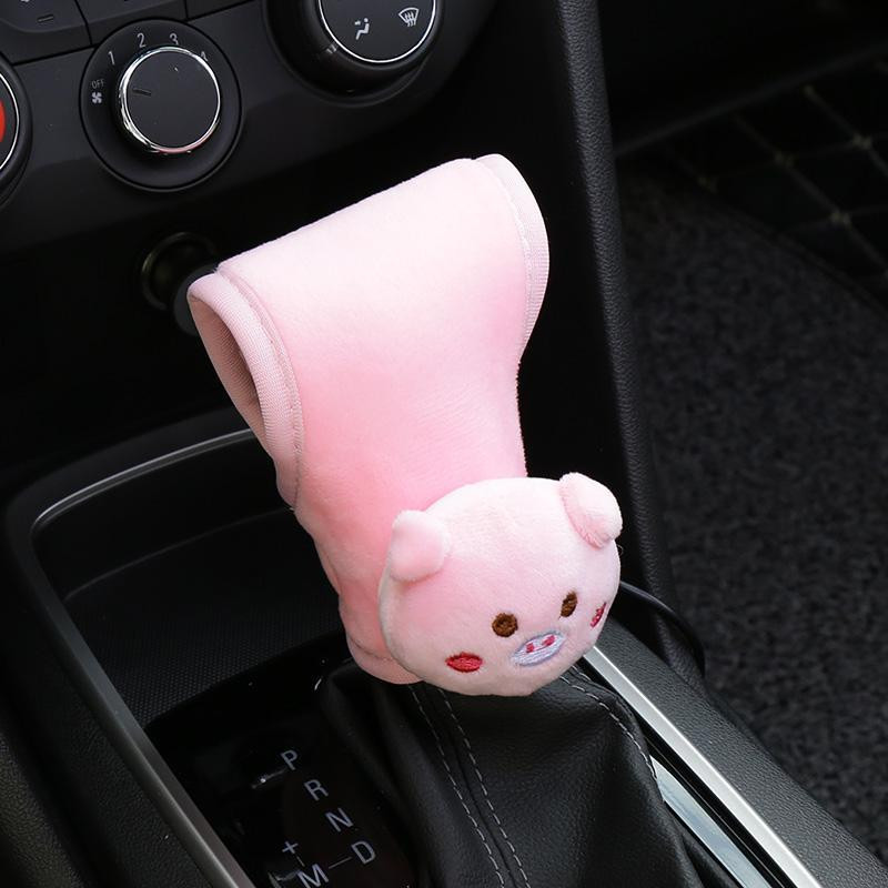 Ženski automobilski retrovizor, ukrasni ukras, plišana mačka, svinja, ljubavni dodaci za automobile