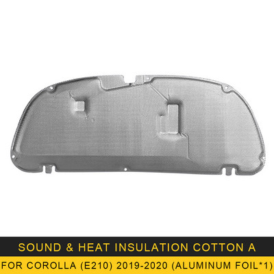 Pentru Toyota Corolla E210 2019-2022 mașină izolație termică fonică bumbac capota față motorului firewall covoraș accesorii pentru atenuarea zgomotului
