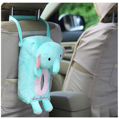 LENTAI Za Renault megane 2 3 duster captur Jeep renegade wrangler grand Acura 1Set Car Cartoon Tissue Box Viseća papirnata vrećica