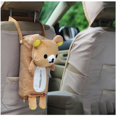 LENTAI Za Renault megane 2 3 duster captur Jeep renegade wrangler grand Acura 1Set Car Cartoon Tissue Box Viseća papirnata vrećica