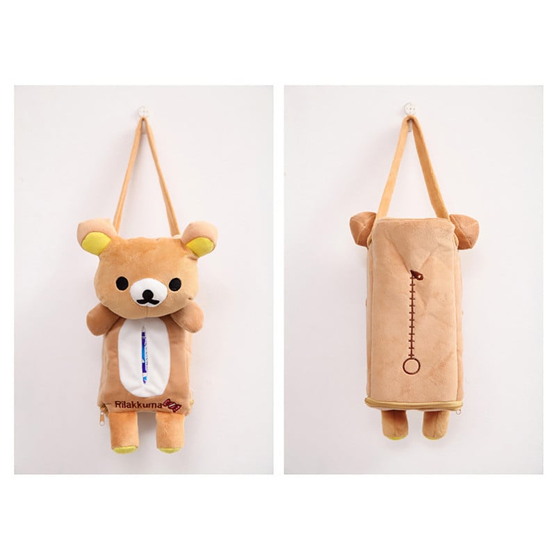 LENTAI Za Renault megane 2 3 duster captur Jeep renegade wrangler grand Acura 1Set Car Cartoon Tissue Box Viseća papirnata vrećica