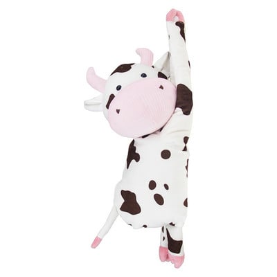 Car Tissue Box Cow Cartoon Creative Auto Back Seat Φεγγίτης Κρεμαστός θήκη χαρτοπετσέτας Εσωτερικά αξεσουάρ Organizer Τσάντα αποθήκευσης