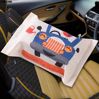 Χαριτωμένο Cartoon Cartoon Tissue Box Creative Lovely Car Θήκη χαρτιού για αντηλιακή αλεξήλιο Κρεμαστή τσάντα άντλησης χαρτομάντιλου για κάθισμα αυτοκινήτου κιβώτιο υποβραχιόνιου αυτοκινήτου