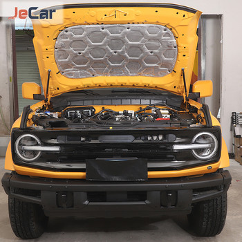 JeCar Звукова топлоизолация Памук Капак на двигателя Звукоизолация Шумоизолация Памук за Ford Bronco 2021 2022 Автомобилни аксесоари