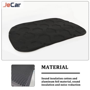 JeCar Sound Heat Insulation Βαμβακερή κουκούλα κινητήρα Sound Noise Insulation Deadener Cotton Ford Bronco 2021 2022 Αξεσουάρ αυτοκινήτου