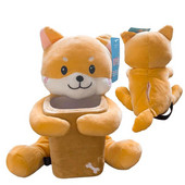 Držač kutije za maramice za svjetiljku u automobilu/Shiba Inu papirnate ručnike Kutija za salvete Držač za maramice za lice Dozator kućni ured Auto maramice