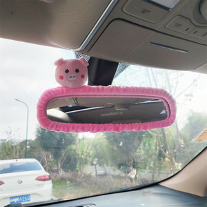 Κάλυμμα καθρέπτη εσωτερικού χώρου αυτοκινήτου Χαριτωμένο δημιουργικό κορεάτικο μενταγιόν με αντίστροφη διακόσμηση