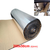 10mm 50*200CM aliuminio folija garso izoliacijos kilimėlis triukšmo šilumos skydas izoliacija automobilio izoliacija putų medvilnė garso nepraleidžianti