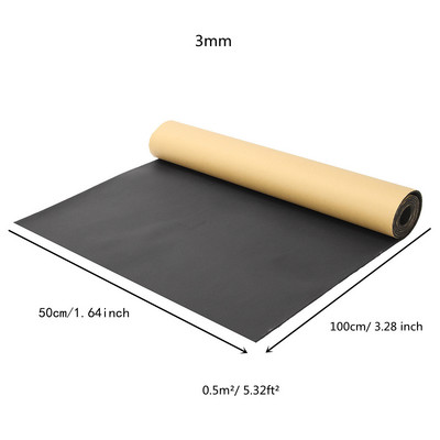 50*100CM 3mm 5mm 10mm autó hangszigetelő tompító autó teherautó zajcsillapító motorháztető hangszigetelő pamut hőzárt cellás hab