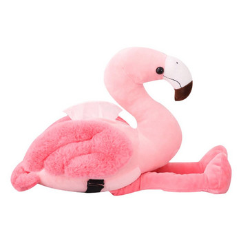 1 τεμ. INS Ροζ Flamingo Tissue Box Κάλυμμα Δημιουργική Θήκη για μπράτσο αυτοκινήτου Χαριτωμένα βελούδινα παιχνίδια Διακοσμητική θήκη χαρτοπετσέτας για διακόσμηση σπιτιού