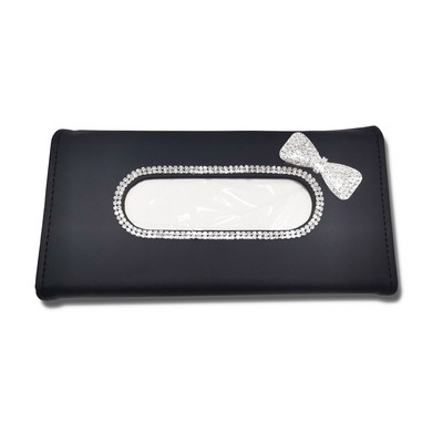 1 vnt Automobilinis Kalnų krištolinis servetėlių laikiklis Vidaus apdaila Krištolinių audinių laikymo dėžutė Automobilių priedai Moteriškas automobilis