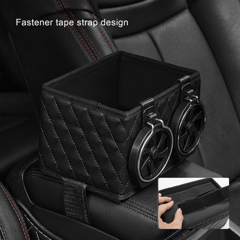 Autós italtartó nagy kapacitású, erős teherbírású, rendben tartható autó vizes pohártartó papírzsebkendős doboz autós tárolódoboz Autós kellékek