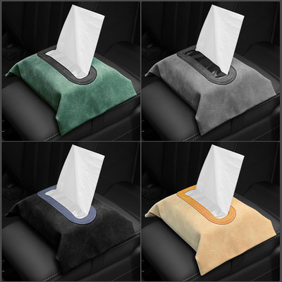 Car Tissue Box Κάλυμμα καρέκλας Πίσω Κρεμαστός Τύπος Υποβραχιόνιο Κουτί Πετσέτα χαρτομάντιλο Θήκη αποθήκευσης Διακόσμηση Αξεσουάρ εσωτερικού αυτοκινήτου