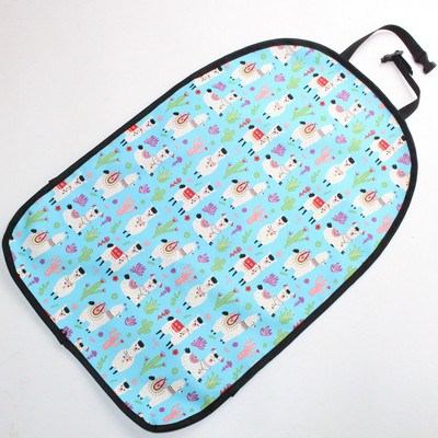 44*66cm Auto sēdekļa atzveltne Pretspēļu paklājiņi Krāsa Bērnu Ziedu Anti-Dirty Pad auto aksesuāru salons Keep Clean auto dekorēšanai