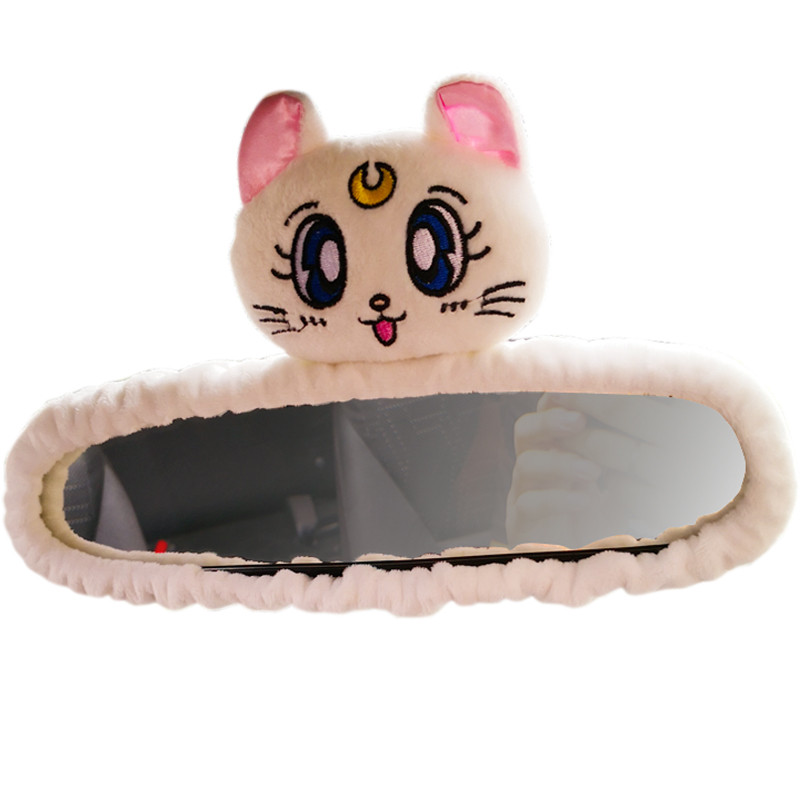 Capac pentru oglindă retrovizoare interioară a mașinii Drăguț Creativ Personalitate coreeană Reverse Cartoon Pandantiv Decorare inversă