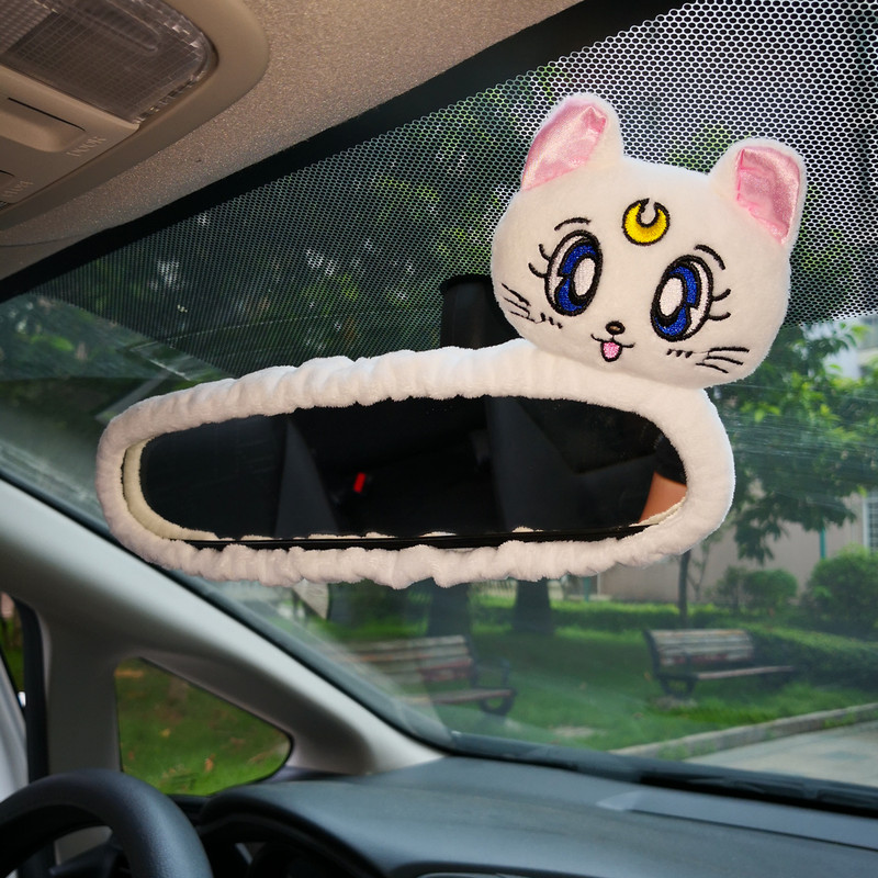 Poklopac retrovizora za unutrašnjost automobila Slatka kreativna korejska osobnost koja okreće crtani privjesak Obrnuti ukras