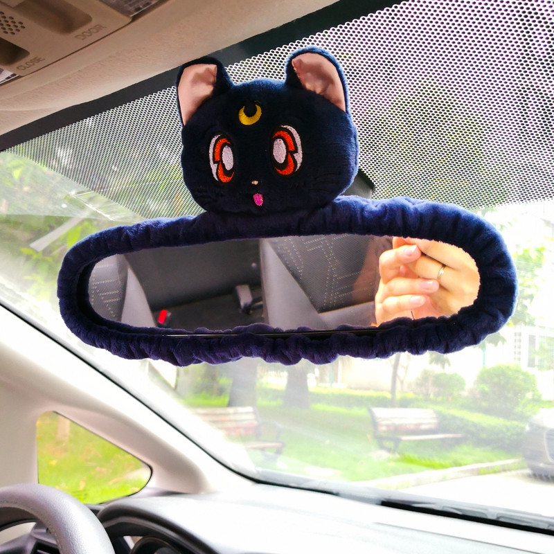 Poklopac retrovizora za unutrašnjost automobila Slatka kreativna korejska osobnost koja okreće crtani privjesak Obrnuti ukras