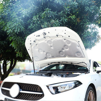 Κουκούλα αυτοκινήτου Ηχομονωτική επίστρωση κινητήρα Βαμβακερό κάλυμμα Θερμομονωτική επένδυση για Mercedes Benz A Class W177 A200 A180 2019-2021