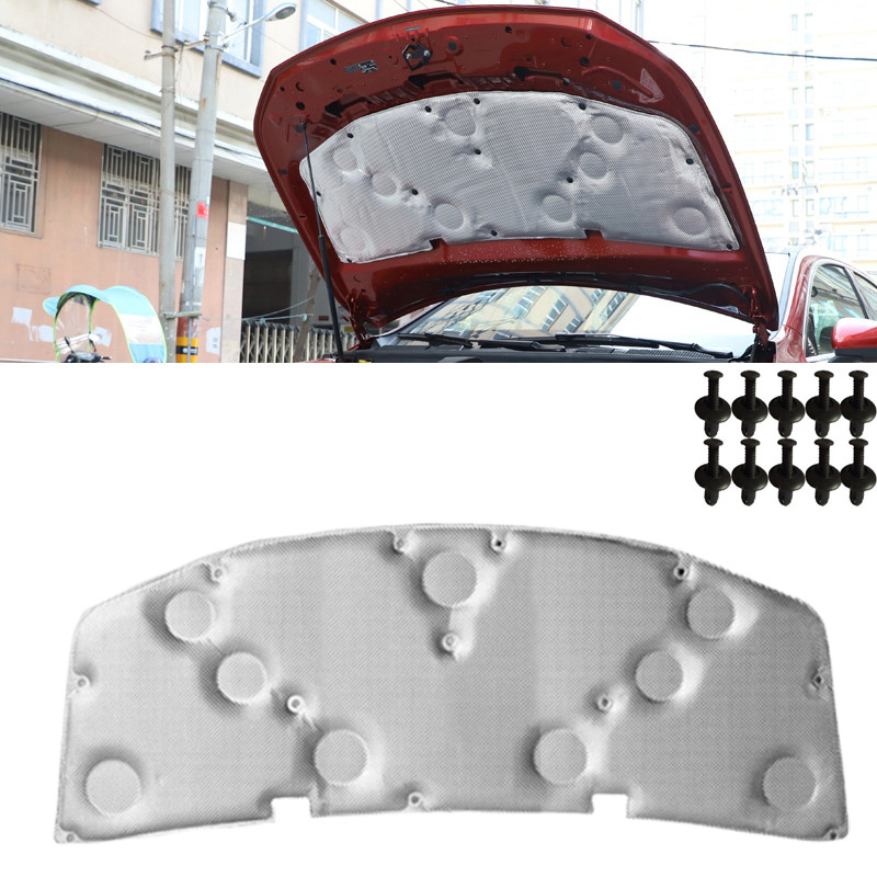 Autó motorháztető motor hangszigetelő betét pamut burkolat hőszigetelő betét Mercedes Benz A osztály W177 A200 A180 2019-2021