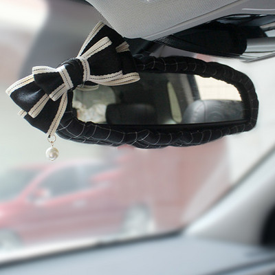 Viseći dodaci za auto retrovizore za Grills Ženska unutarnja dekoracija Ružičasta auto stražnja navlaka za žene Bling Luksuzni ukras