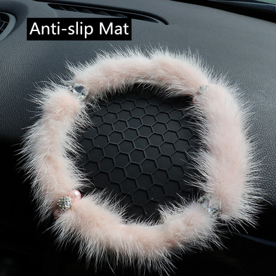 Viseći dodaci za auto retrovizore za Grills Ženska unutarnja dekoracija Ružičasta auto stražnja navlaka za žene Bling Luksuzni ukras