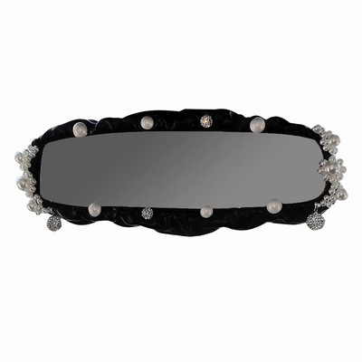 Viseći dodaci za auto retrovizore za Grills Ženska unutarnja dekoracija Ružičasta auto stražnja navlaka za žene Bling Luksuzni ukras