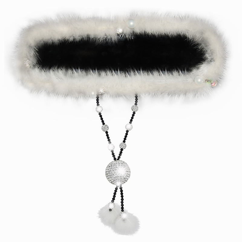 Viseći dodaci za auto retrovizore za Grills Ženska unutarnja dekoracija Ružičasta auto stražnja navlaka za žene Bling Luksuzni ukras