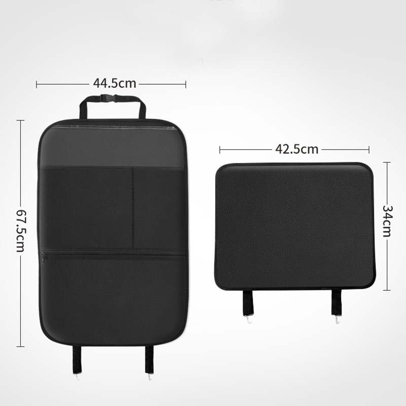 Pu-nahast autoistme kaitsekate, põrutusvastane istme seljatoe korraldaja puutetundliku ekraaniga tahvelarvuti hoidja kaitsega lastele