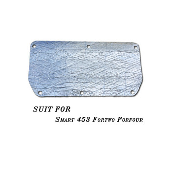 Автомобилна звукова подложка за защита от топлошумоизолация Заглушаваща подложка Капак за Smart 451 453 fortwo forfour Стикер от алуминиева пяна