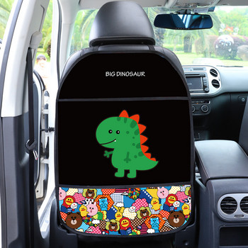Cartoon Cute κάλυμμα πλάτης καθίσματος αυτοκινήτου για παιδιά Παιδικό 1 τμχ Anti Kick Mat Αδιάβροχο αντιβρωμικό προστατευτικό μαξιλαράκι για αυτοκίνητο
