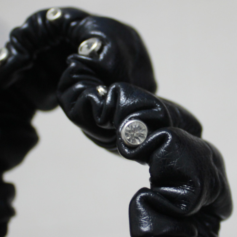 Kristalni dodaci za interijer automobila, kožni poklopac retrovizora, ukras za automobilske retrovizore za žene i djevojčice