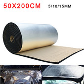 1 rulonas 50*200cm 5/10/15mm Garsą izoliuojantis šilumą izoliuojantis automobilio garsą slopinantis kilimėlis Automobilio garso izoliacinės putos
