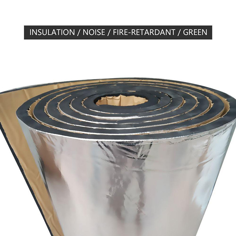 1 rulonas 50*200cm 5/10/15mm Garsą izoliuojantis šilumą izoliuojantis automobilio garsą slopinantis kilimėlis Automobilio garso izoliacinės putos