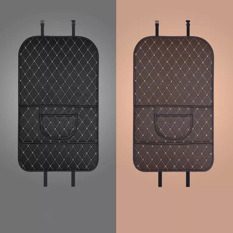 Covorașul de protecție pentru spătarul scaunului de mașină anti-kick-up Accesorii pentru interiorul mașinii Covorașă impermeabilă anti-murdărie Covoraș de protecție din piele PU