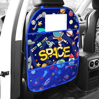 Cartoon Car Child Anti-kick Pad for Baby Child Kids Kick Mat Auto Care Seat Back Protector Case Cover Pad Atuo Storage Bag