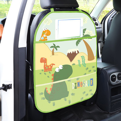 Cartoon Car Child Anti-kick Pad for Baby Child Kids Kick Mat Auto Care Seat Back Protector Case Cover Pad Atuo Storage Bag