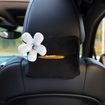 Creative Car Tissue Box Creative Flower Seat Car Hanging Paper Box Πολυλειτουργικό εσωτερικό προμήθειες αυτοκινήτου Χονδρική