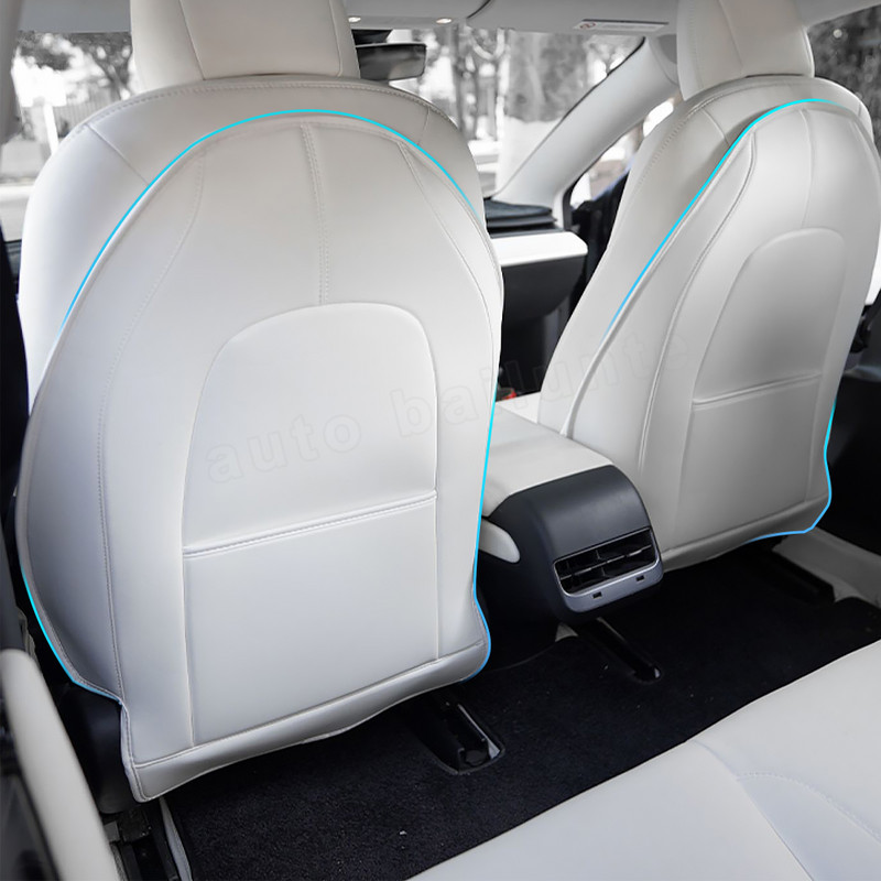 Za Tesla Model 3 Y Štitnici od udarca za stražnja sjedala automobila Patosnice za udarce Zaštitna podloga za središnju konzolu Protivači za udarce Zaštita za stražnja sjedala