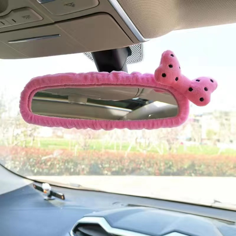 Crtani retrovizor Šarmantan poklopac retrovizora za automobil s elastičnim svjetlucavim pogledom straga automobila