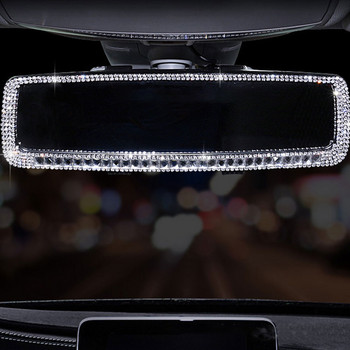 Κάλυμμα καθρέπτη αυτοκινήτου Διακόσμηση με στρας Διακόσμηση αυτοκινήτου Πίσω όψη Αξεσουάρ εσωτερικού αυτοκινήτου