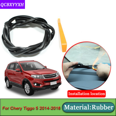Automobilio modeliavimas Chery Tiggo 5 2014-2018 Anti-Noise, garso nepraleidžiantis dulkėms automobilio prietaisų skydelio priekinio stiklo sandarinimo juostelės automobilių priedai