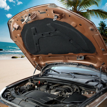 За BMW X1 E84 2009-2015 Автомобилна топло-звукоизолация Памучен преден капак Защитна стена на двигателя Подложка Подложка Капак Шумозаглушител Аксесоар